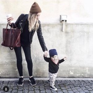 Zara genuine leather jacket. Small